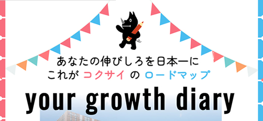 あなたの伸びしろ日本一これがコクサイのロードマップ