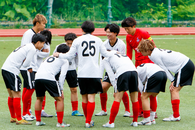札幌国際大学サッカー部活動紹介写真