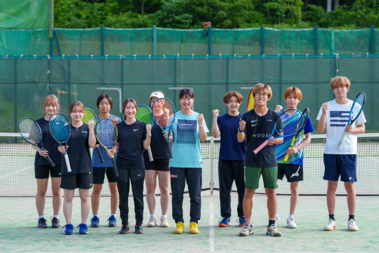 札幌国際大学硬式庭球部の活動写真