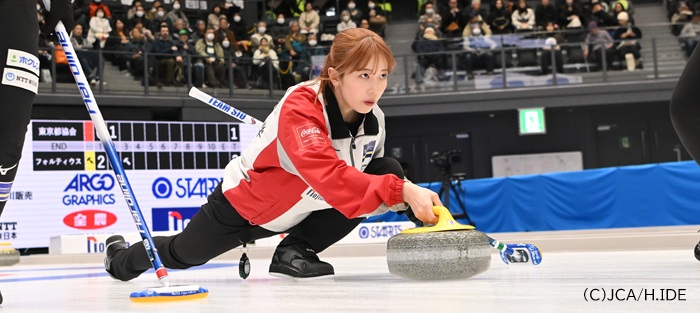 札幌国際大学　女子カーリング　敦賀心羽子