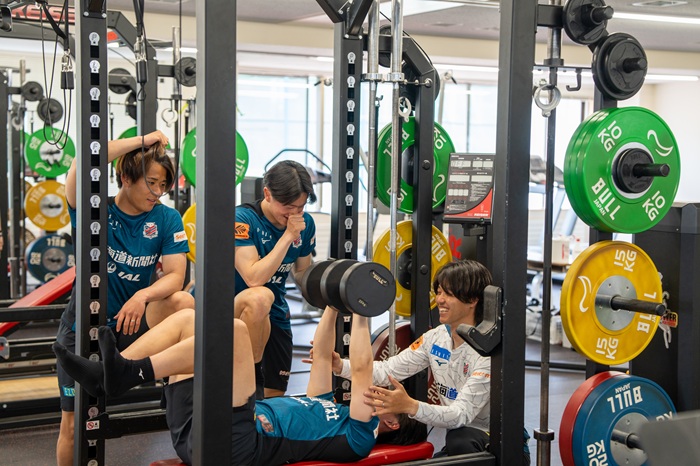 札幌国際大学　北海道コンサドーレ札幌　トレーニングルーム