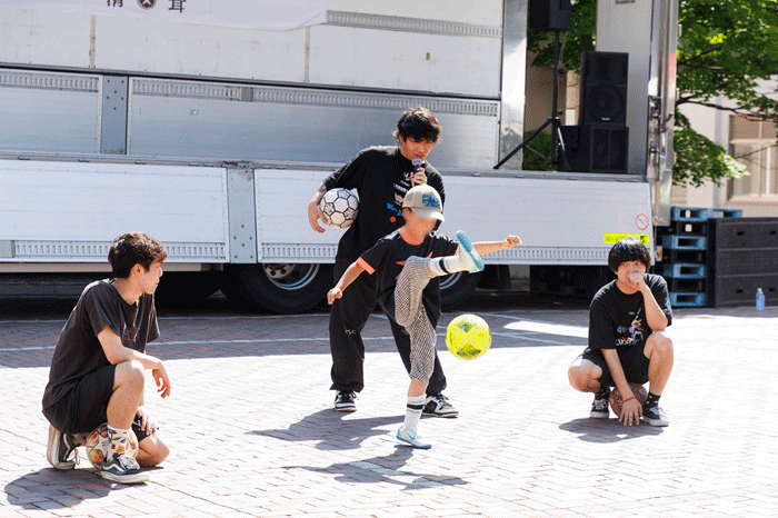 札幌国際大学　フリースタイルフットボール　KURO