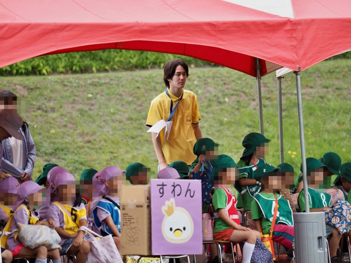 札幌国際大学　子ども心理　運動会　保育