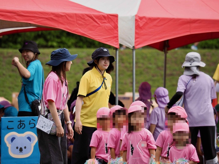札幌国際大学　子ども心理　運動会　保育