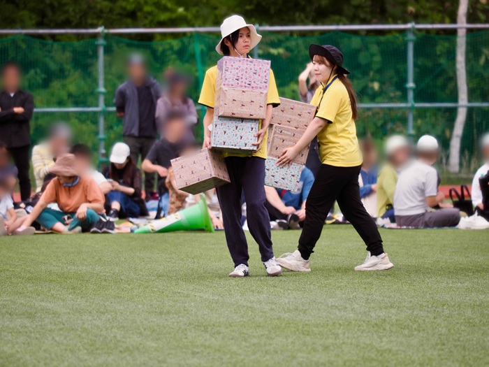 札幌国際大学　子ども心理　運動会　保育