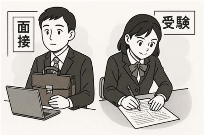 面接　受験