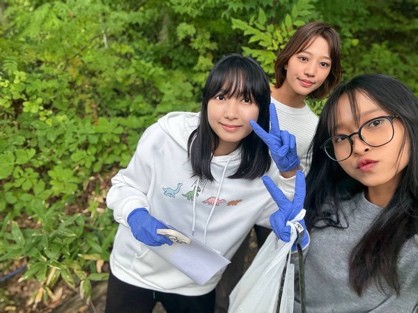 札幌国際大学　観光学部　ゴミ拾い