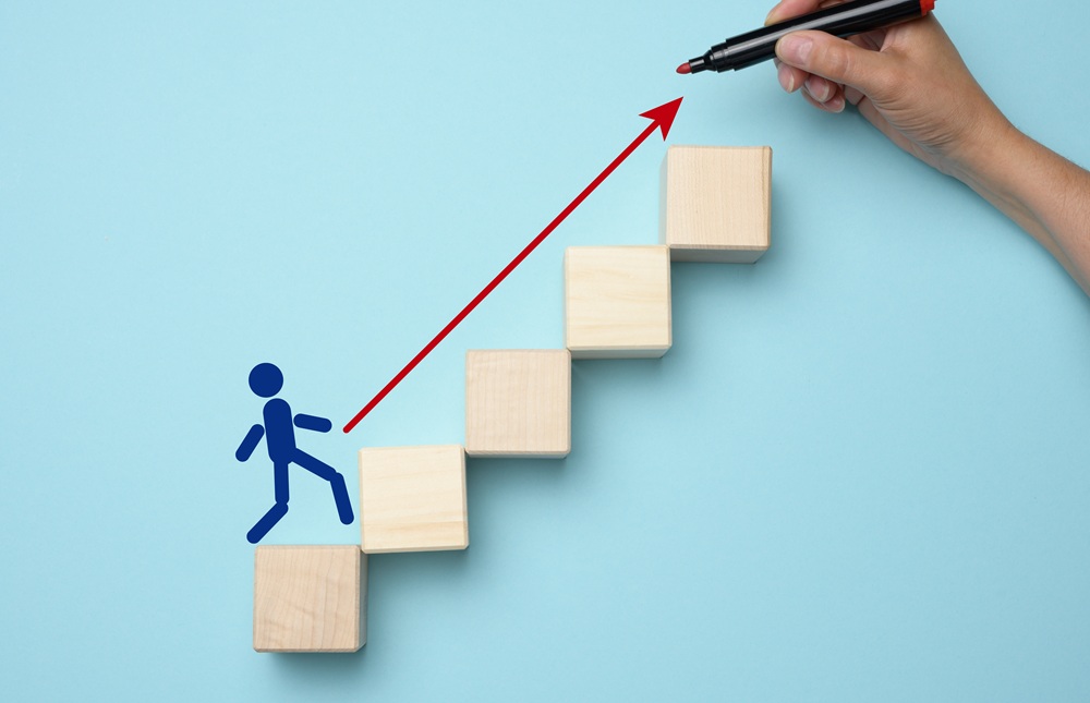 ステップアップしていくイメージ