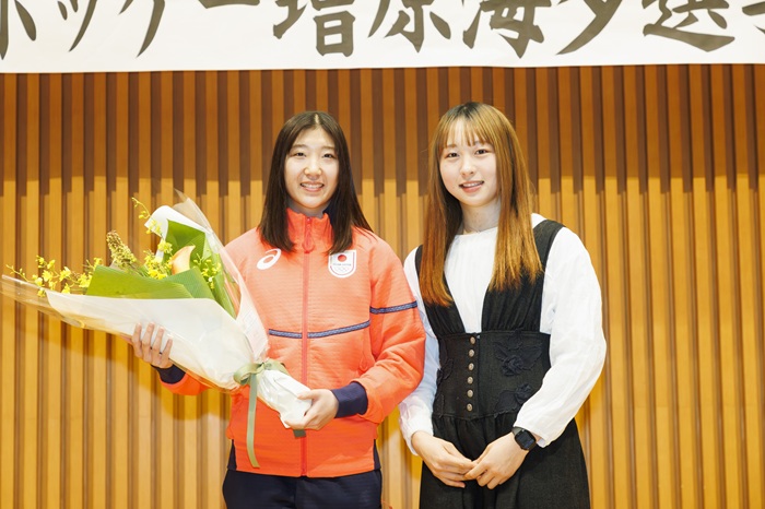 増原海夕選手　壮行会