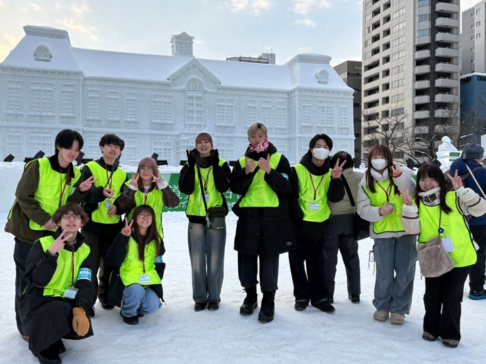 札幌国際大学　雪まつり　ボランティア　観光学部