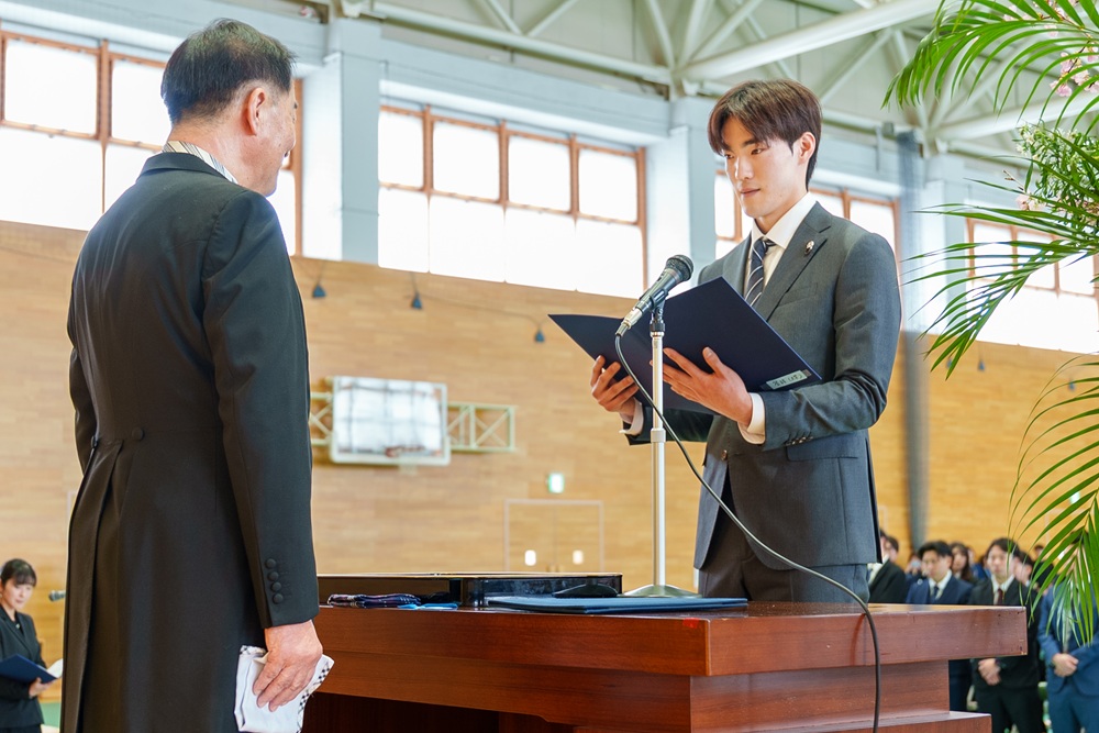 札幌国際大学　学位記授与式