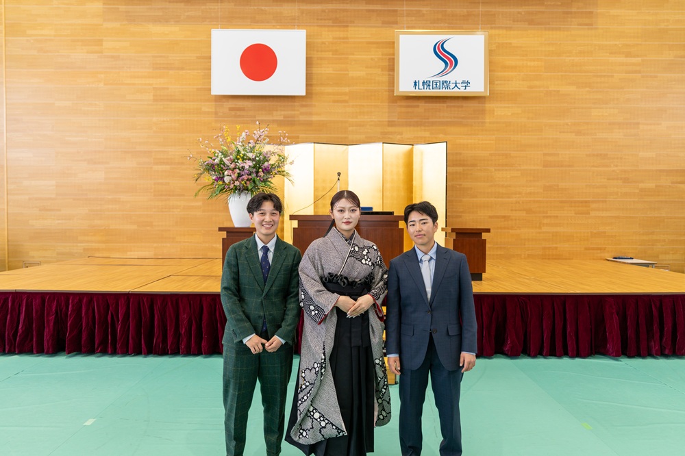 札幌国際大学　学位記授与式