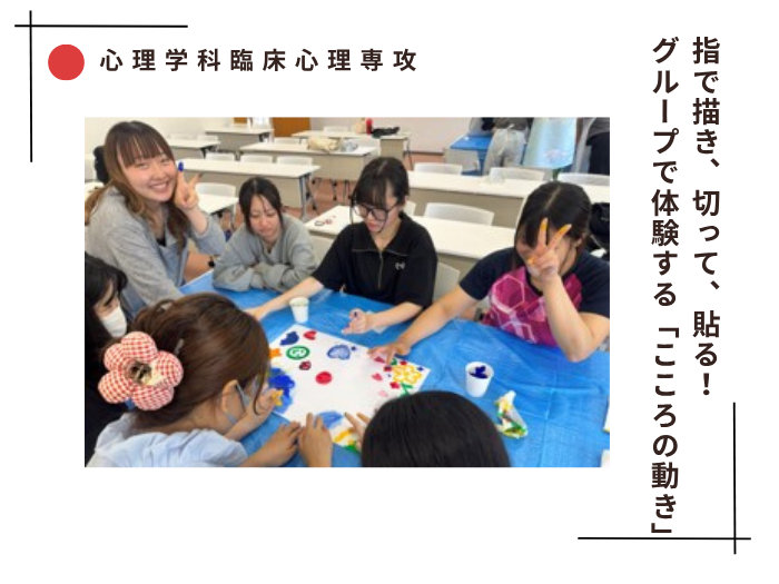 【臨床心理】指で描き、切って、貼る！ グループで体験する「こころの動き」のサムネイル画像