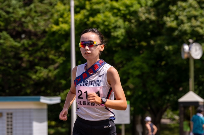 1区（6.2km）　日向結菜　23分25秒　区間2位