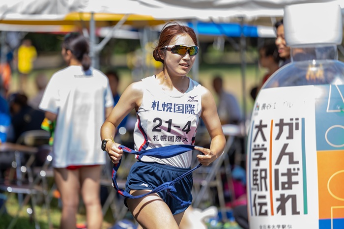4区（3.1km）　吉澤若菜　13分33秒　区間3位