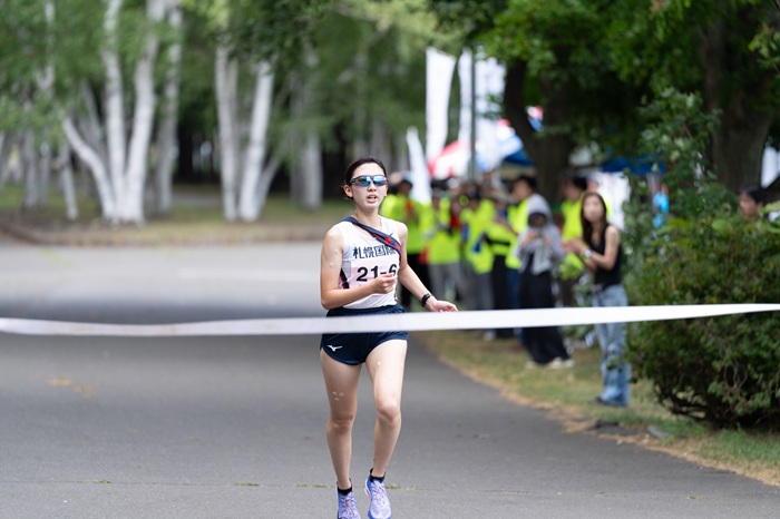 6区（6.2km）　松本夢来　25分12秒　区間2位